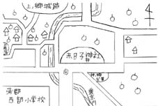 上ノ郷城跡地図