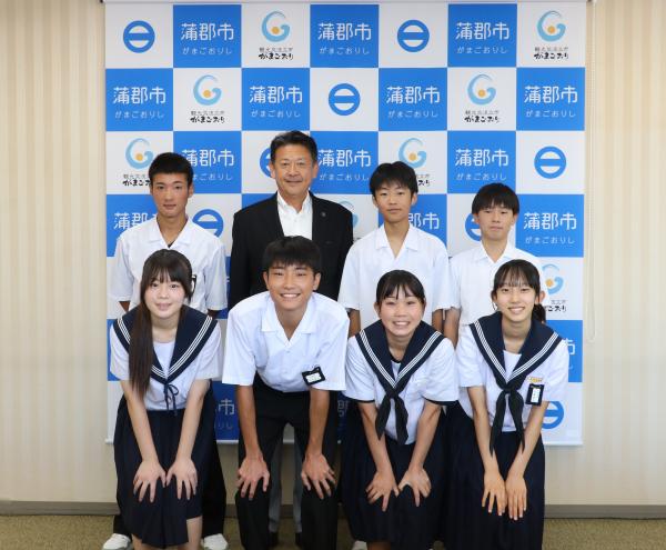市長対話中学生