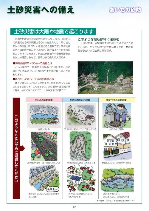 土砂災害の前兆現象