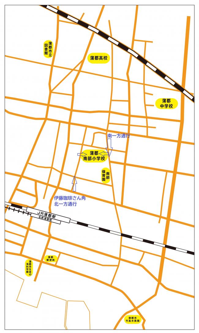 蒲南小周辺地図R7