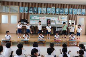 １年生の演奏の様子です