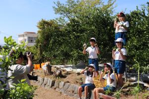 写真撮影をしている様子です