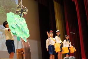 ５年生の学習発表の様子です