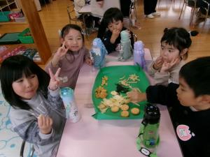 おやつの様子
