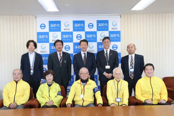 表敬訪問蒲郡市観光ボランティアガイド様活動２５周年