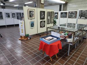 切り絵展の様子です