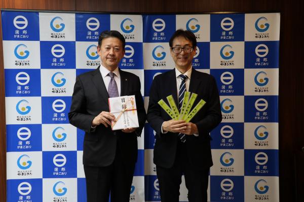 寄附贈呈式三河湾ネットワーク株式会社様