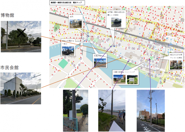 電柱アートマップ