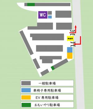 竹島駐車場地図