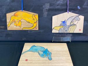 この写真は楽墨会の展示作品です。
