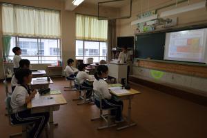 ６年生の授業風景です
