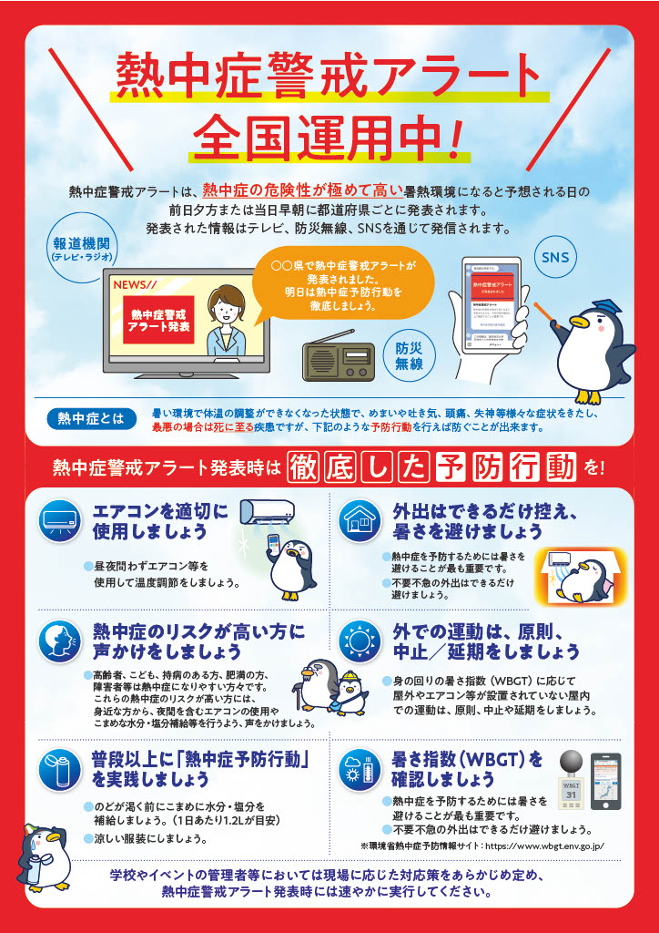 警戒アラート