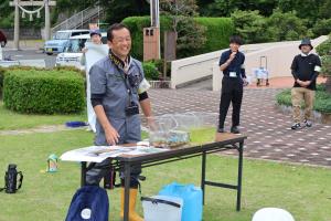 アサリの浄化実験の様子です