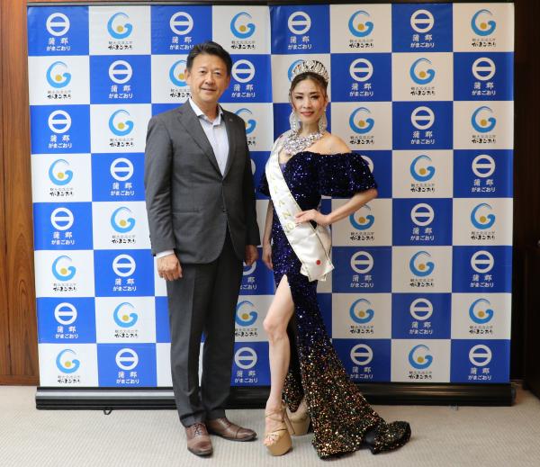 表敬訪問：疋田希望様