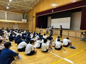 蒲郡中学校　講話