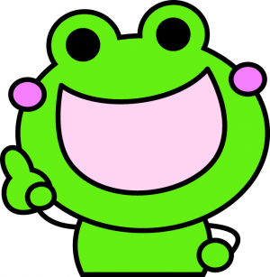このイラストはめくるくんです。