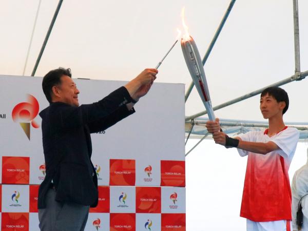 令和8年9月6日 第20回アジア競技大会 聖火リレー