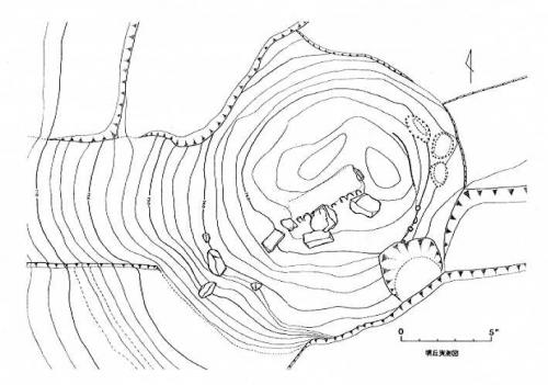 墳丘実測図