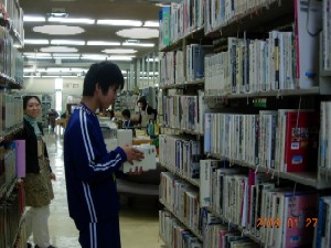 図書館職場体験