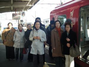 吉良吉田駅で