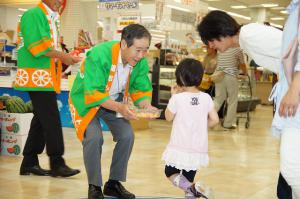 平成２６年７月５日（蒲郡温室みかんＰＲ）の画像