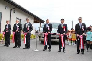 平成２７年４月２日（形原地区支線バス「あじさいくるりんバス」出発式）の画像