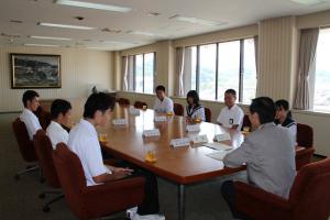 平成２７年８月４日（中学生との市長対話）