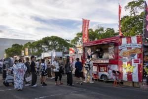 昨年の蒲郡まつり出店時の様子