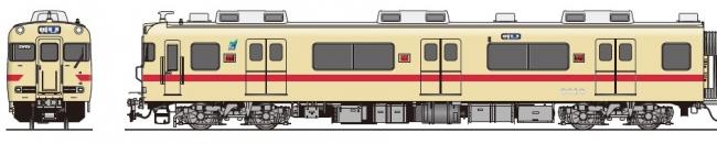 ５５００系車両復刻塗装イメージ