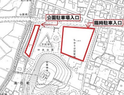 駐車場の地図です